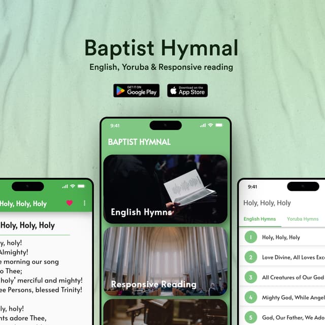 Complete Baptist Hymnal App Screenshot